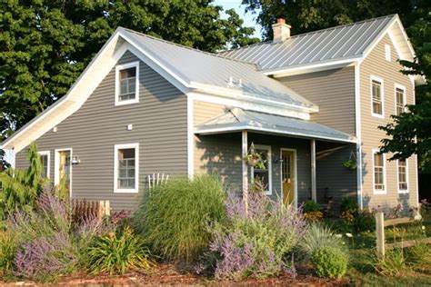 house colors with silver metal roof|tan metal roof house colors.